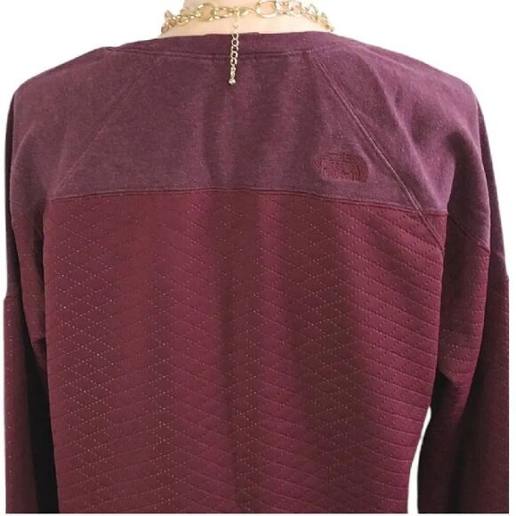 The North Face Burgundy Recover Up Crew Popover Sweater Large - Picture 15 of 15